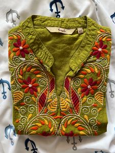 Parrot Green Kurti From Reliance Trends