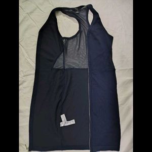 Forever 21, Navy blue Bodycon Zip up Dress