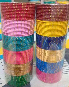 Metal Bangles Set For Women / Girls