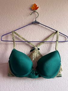 Green Lace Bra🎀