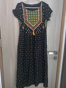 Boho Print Midi Dress