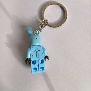 Lego Bunny Batman Keychain