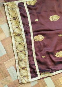Brown Salwar Suit With Dupatta