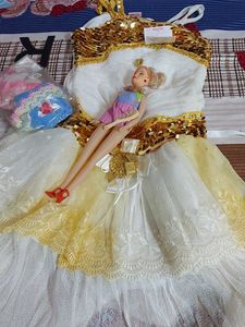 Girls Dress with Doll &amp; 2 Pair Socks Also