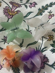Cute flower and butterfly shaped Hair Clips