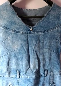 Blue Denim Bodycon Dress
