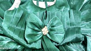 Green Party Dress