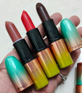 Mac Lipstick Set Of 3..