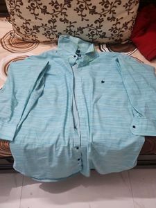 Light Blue Patterned Shirt