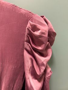 Dusty Rose Pleated Top