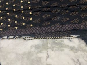 Black Printed Kurta