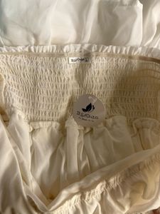 White Flowy Dress