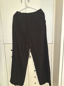 Black Straight Fit Pants