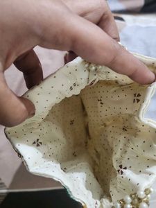 Floral Embroidered Potli Bag