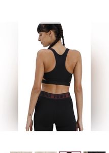 PUMAWomen Sports Lightly Padded Bra (Black)