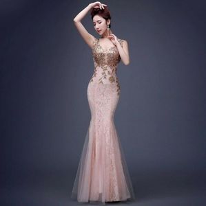 Beaded Mermaid Cocktail Gown