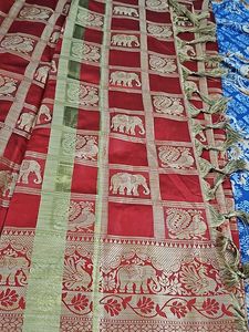 Banarasi Silk  With  Blouse