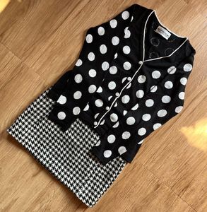 Vintage Polka Dot Cardigan