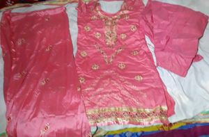 Pink Dress Material