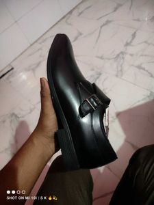 Black Formal Shoes 42 Fixed Price
