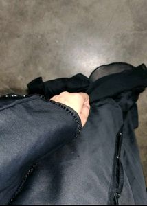 Elegant Black Embellished Fabric abaya 😍😍😍