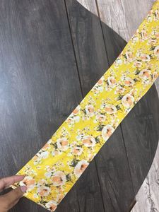 Floral Print Kurta with folded sleeves