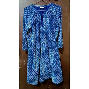 Blue Kurti Top