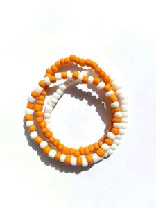 Pack Of Three Beaded Bracelet Set💚