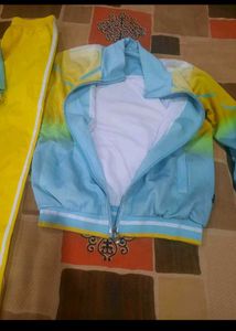 Stylish Tracksuit - Blue &amp; Yellow