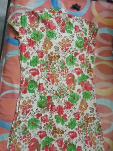 Floral print extremely soft light weight cotton ku