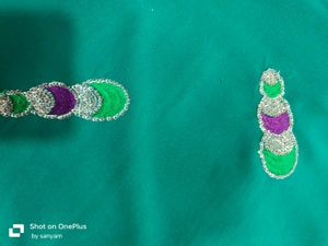 Sea Green saree with blouse