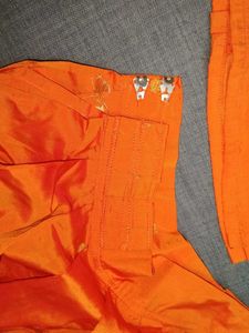 Orange &amp; Green Blouse