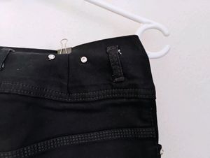 Black Party Ripped Jeans