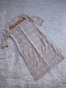 Back Print Kurti