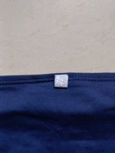 Navy &amp; White Swim Bottoms