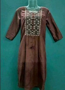 mauve color silk top