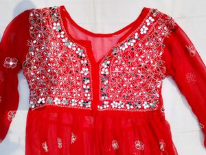 Trending New Style Chikankari Dress ♥️