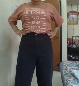 High Waisted Mom Fit Jeans