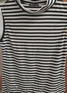 First Top (Black &amp; White Horizontal Stripes)