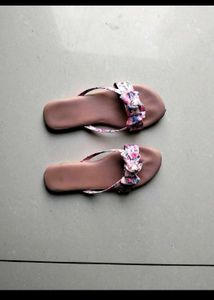 Pink Colour Flate Sandel