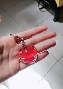 Red Heart Keychain