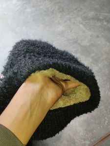 Cute Black Beanie with Bow