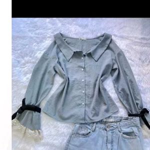 Cute Peter Pan Collar Blouse
