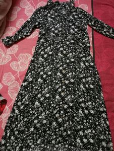 Black Floral Dress