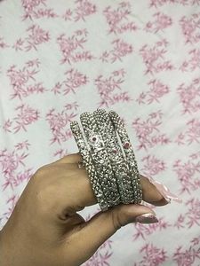 Silver Bangle Set