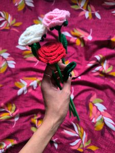 Crochet Rose Bouquet