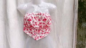23510. Floral Bandeau Top