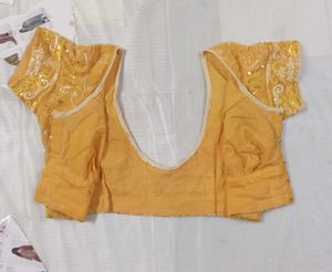 Very Beautiful Haldi Ceremony Blouse