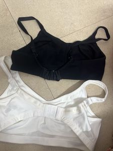 Black / White Combo Of Bra