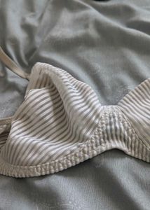 Pair Of Two Beige And Black bras Non Wired